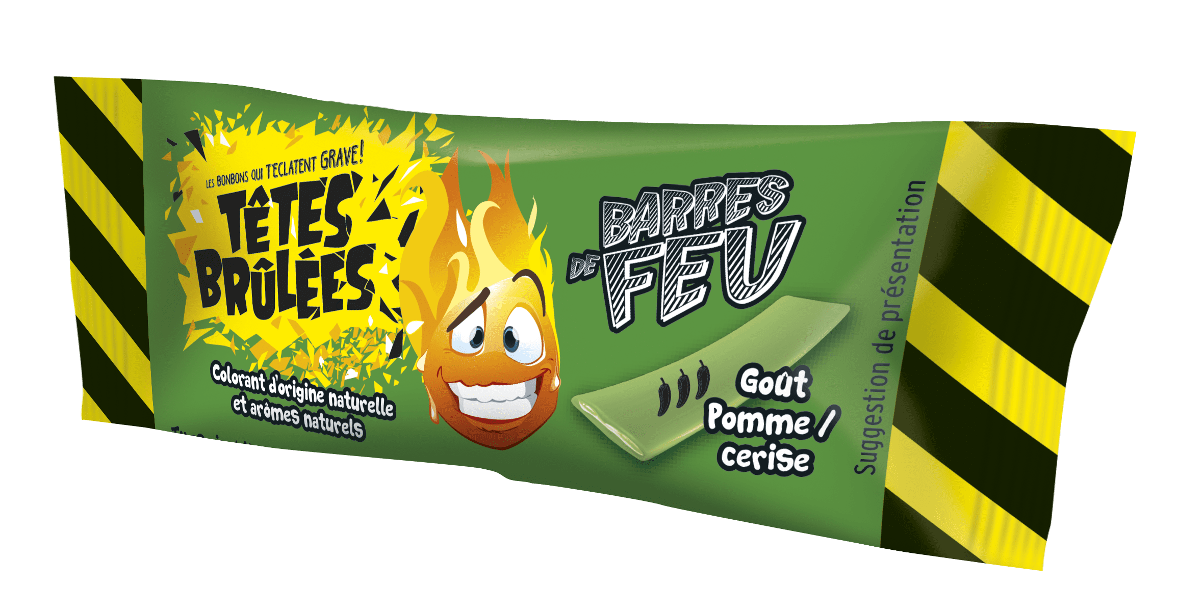 Barres de feu, les barres épicées qui arrachent un max : bonbons