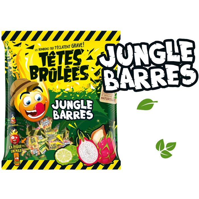 Bonbons Têtes Brûlées Jungle