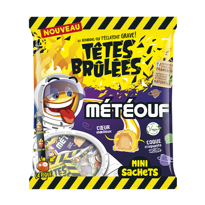 Les Têtes Brûlées Météouf ce sont de petites météorites à la coque