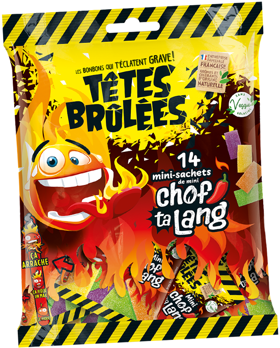 Têtes brûlées mini sachets choftalang