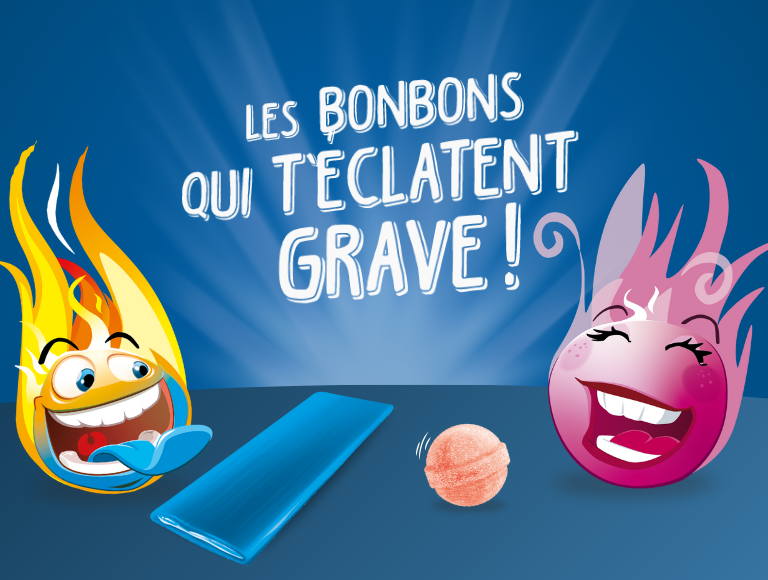 Têtes Brulées, les bonbons qui t'éclatent grave !